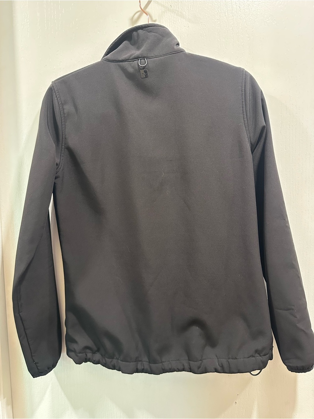 Ladies Black Softshell Jacket - Picture 2 of 6